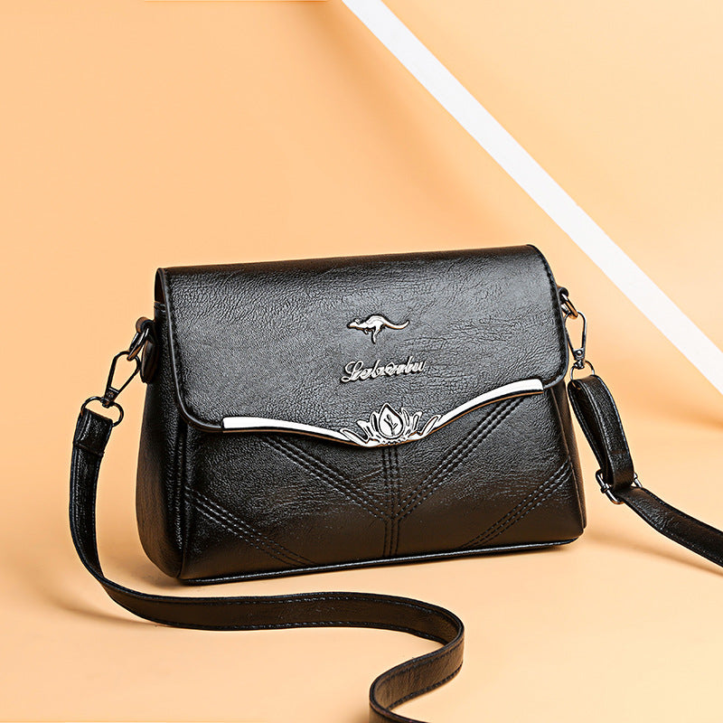 🔥Elegante bolso de hombro de cuero genuino de gran capacidad