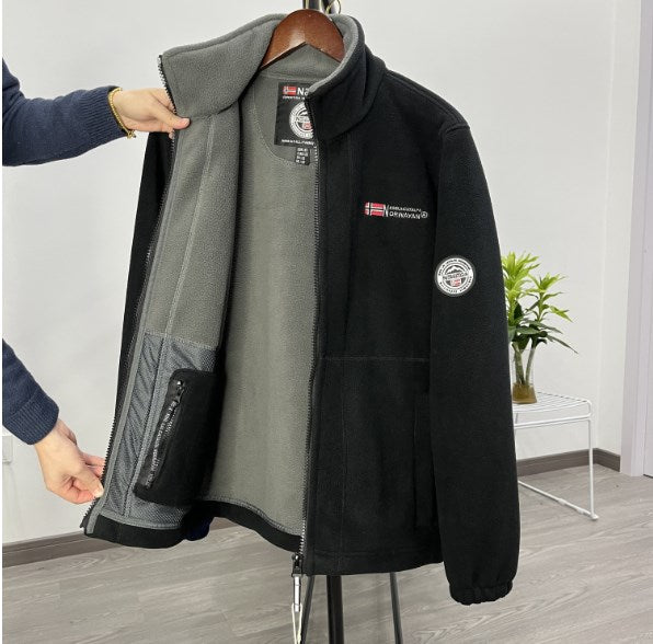 30%OFFChaqueta de Terciopelo Grueso de Lana para Hombre, Talla Grande, Cálida y Cómoda para Otoño e Invierno【40% de Descuento】