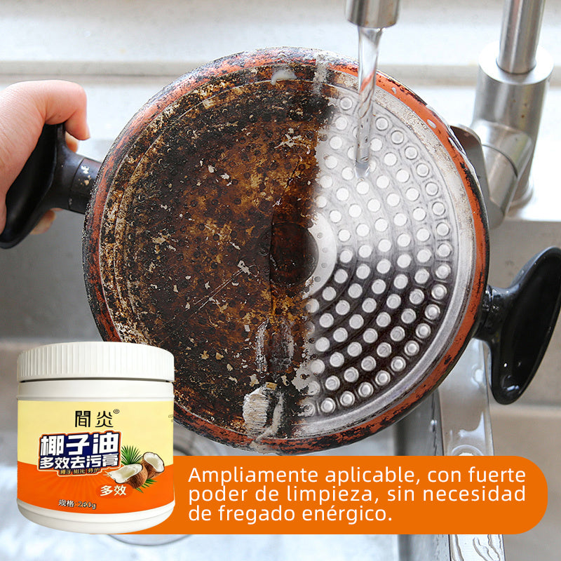🔥【Compra 1 y llévate 1 gratis】Crema limpiadora doméstica multifuncional para limpiar aceite, óxido y sarro.