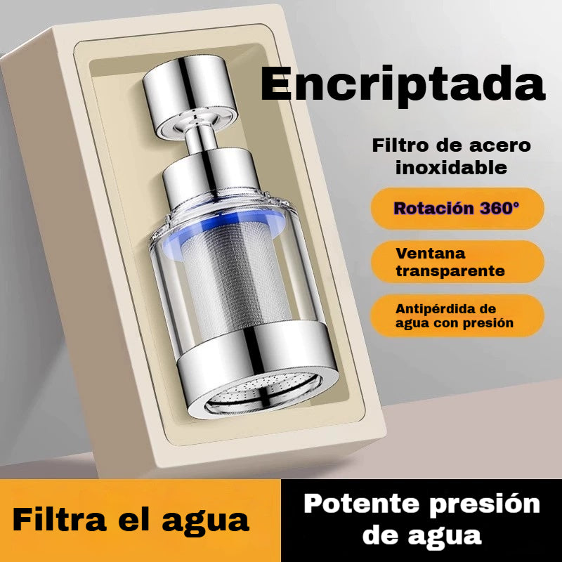 【2 pieza 28 euros】Aireador de filtro universal con interfaz de acero inoxidable