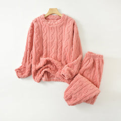 🌺【45-90kg】💥💫Conjunto de pijama de invierno para mujer suave, cómodo y cálido