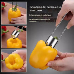 ✨4 pieza 29 euros✨ Descorazonador multifuncional de frutas y verduras, material de grado alimenticio para descorazonador de calabaza amarga y manzana, electrodoméstico de cocina.