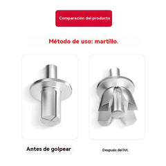 【30%OFF】🔧 Remaches de aluminio con expansión de martillo: ¡fijación rápida y segura sin esfuerzo!🔩