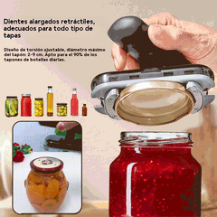 🔥🥫Abridor de botellas multifuncional, utensilio de cocina para el hogar.
