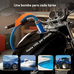 💥✅Oferta especial por tiempo limitado🔥Nueva bomba de aceite con batería de litio Denaqi, 21 V, bomba de aceite y agua de doble uso, batería de litio