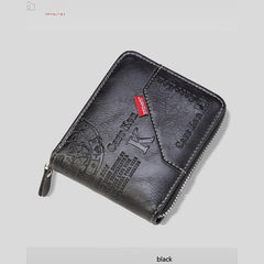💰Cartera con cremallera estilo retro, compacta y de gran capacidad.