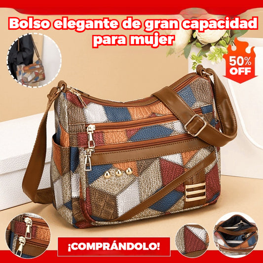 👜🔥 Bolso de hombro a juego de color de cuero suave de PU de nueva moda