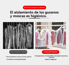 🐷🐮🍖【20 piezas】Bolsa de gasa especial para secar carne de cerdo para prevenir insectos y pájaros