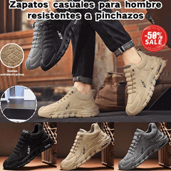 🔥✨【30%OFF】(39-44) Zapatos casuales de hombre impermeables y transpirables, con suela suave y cómodos de llevar.