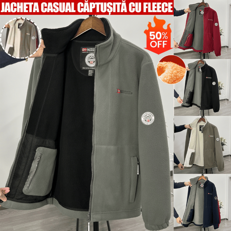 30%OFFChaqueta de Terciopelo Grueso de Lana para Hombre, Talla Grande, Cálida y Cómoda para Otoño e Invierno【40% de Descuento】