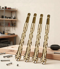 Juego de brocas excéntricas de 4 flautas de alta resistencia