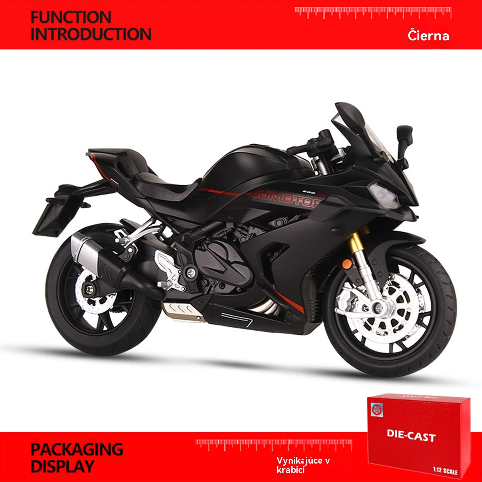 30%OFF🏍️¡Aquí tienes una sorpresa! 🎁 Maqueta de motocicleta a escala 1:12