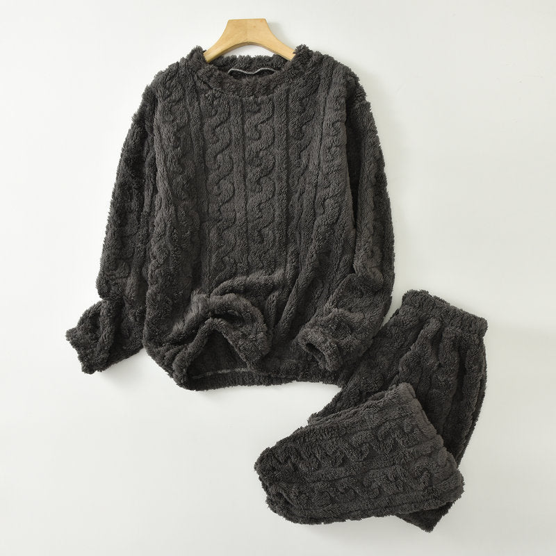 🌺【45-90kg】💥💫Conjunto de pijama de invierno para mujer suave, cómodo y cálido