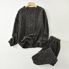 🌺【45-90kg】💥💫Conjunto de pijama de invierno para mujer suave, cómodo y cálido