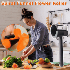🔥2 piezas por 26 euros💮 Herramienta para enrollar flores de frutas y verduras --- Fácil de usar, enrolla flores de una sola vez