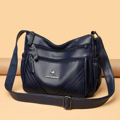 🔥Bolso multibolsillos para mujer de nuevo estilo, de gran capacidad, se puede usar en un hombro o cruzado