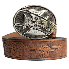 🆒🎁Oferta especial por tiempo limitado👍Cinturón para hombre con diseño en relieve y cuchillo incorporado