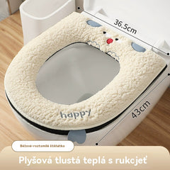 🔥🚽🔥Compra uno y llévate otro gratis🔥🎁Fundas de asiento de inodoro cálidas para el invierno con forro polar