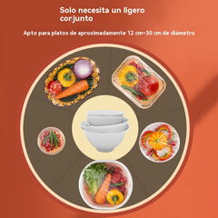 🔥【100 uds】Tapa de frescura desechable de grado alimenticio,Protección de alimentos rápida y sencilla