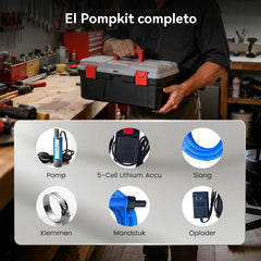 💥✅Oferta especial por tiempo limitado🔥Nueva bomba de aceite con batería de litio Denaqi, 21 V, bomba de aceite y agua de doble uso, batería de litio