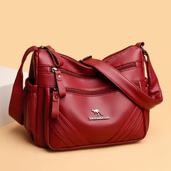 🔥Bolso multibolsillos para mujer de nuevo estilo, de gran capacidad, se puede usar en un hombro o cruzado