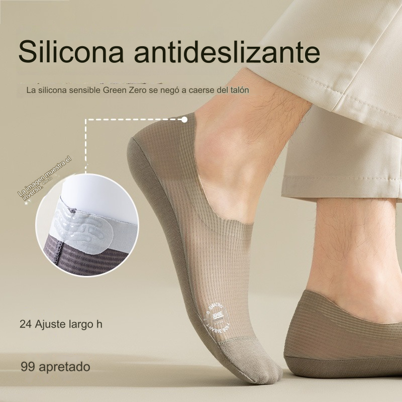 🧦【6pares】Calcetines invisibles transpirables de malla fina antideslizantes universales de 6/12 piezas
