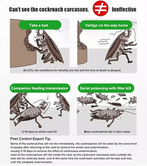 【30% OFF】【5 cajas】Parche de cebo de gel fuerte para matar cucarachas