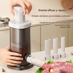 🔥🌭Embutidora de salchichas manual para uso doméstico