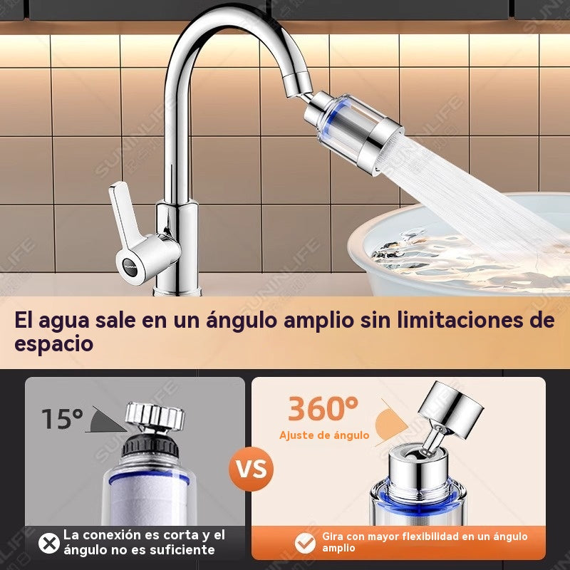 【2 pieza 28 euros】Aireador de filtro universal con interfaz de acero inoxidable