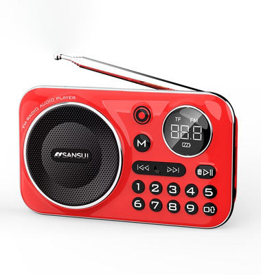 🎁【Oferta por tiempo limitado】Reproductor de música con radio Bluetooth portátil, puede insertar tarjetas y unidades flash USB