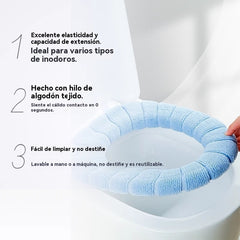 🔥【Compra 2 y llévate 2 gratis】🔥Asiento de inodoro universal cálido para invierno