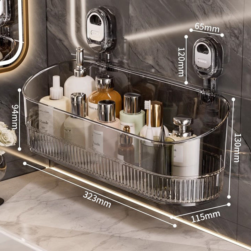 🍽️🧺🔥Oferta por tiempo limitado🔥Estante de almacenamiento con ventosa sin perforaciones, escurridor de pared para cocina y baño