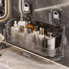 🍽️🧺🔥Oferta por tiempo limitado🔥Estante de almacenamiento con ventosa sin perforaciones, escurridor de pared para cocina y baño