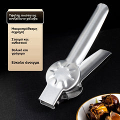 Clip de apertura de castaño para el hogar, ¡se abre fácilmente con un toque sin lastimarse las manos!