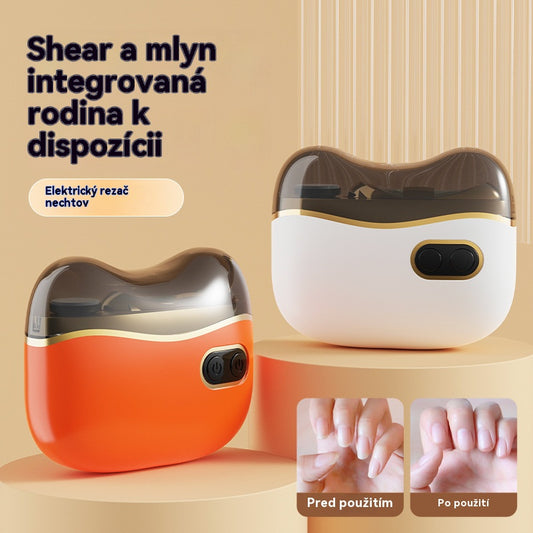 ✂️💅🔥Lima de uñas eléctrica multifuncional, cortauñas eléctrico con protección antipellizcos
