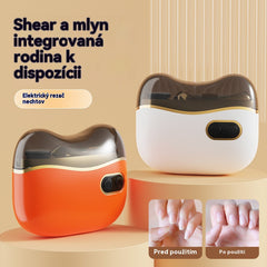 ✂️💅🔥Lima de uñas eléctrica multifuncional, cortauñas eléctrico con protección antipellizcos