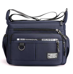 🔥【El más vendido】Bolso para hombre de gran capacidad, resistente al agua y duradero | Bolso bandolera multibolsillos | Ideal tanto para negocios como para uso informal