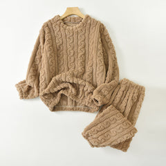 🌺【45-90kg】💥💫Conjunto de pijama de invierno para mujer suave, cómodo y cálido