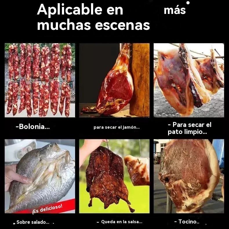 🐷🐮🍖【20 piezas】Bolsa de gasa especial para secar carne de cerdo para prevenir insectos y pájaros