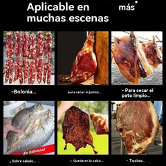 🐷🐮🍖【20 piezas】Bolsa de gasa especial para secar carne de cerdo para prevenir insectos y pájaros