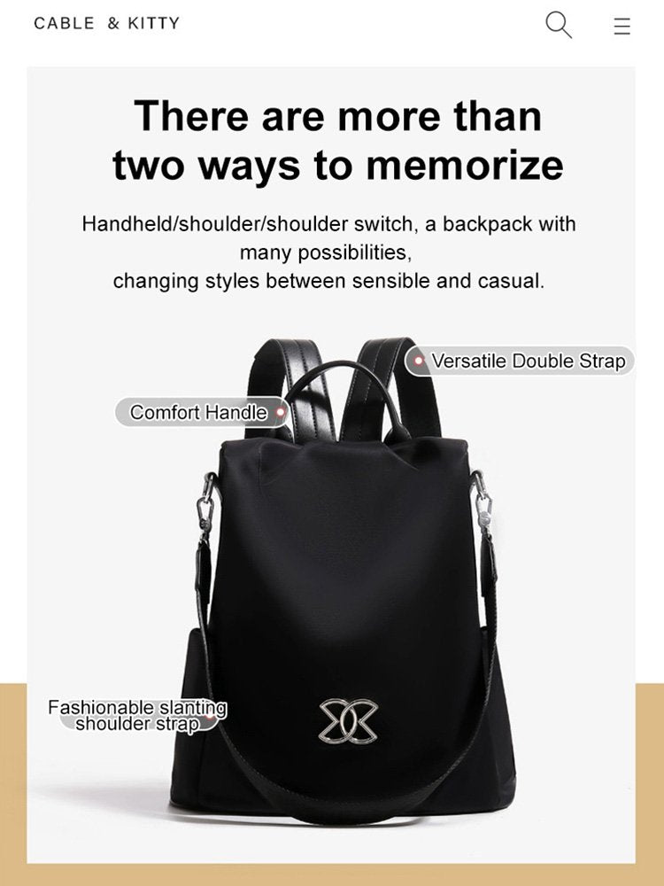 Bolso de hombro de tela Oxford ligero antirrobo multifuncional de gran capacidad