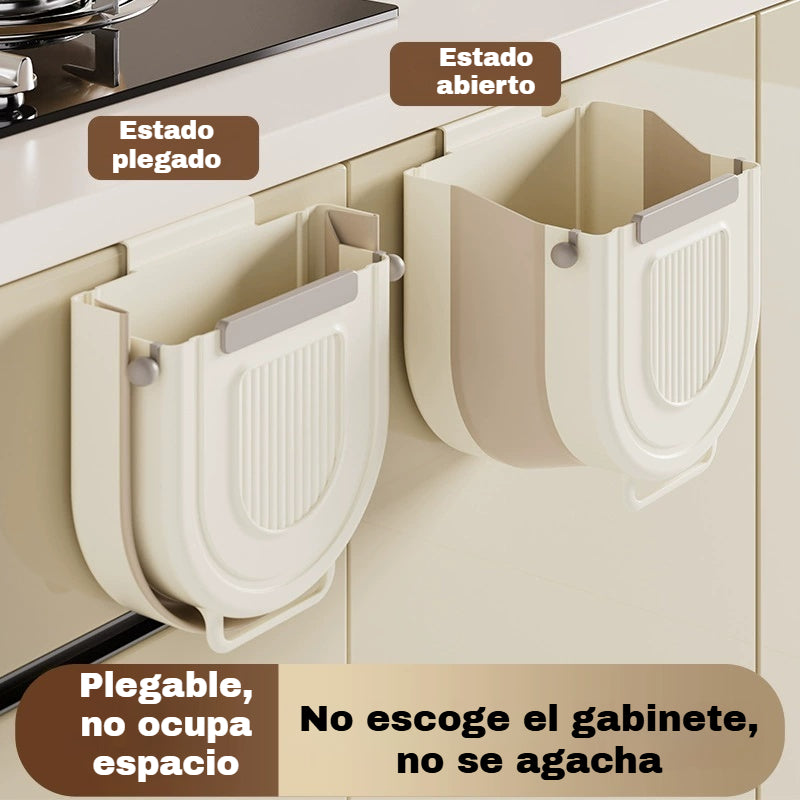 🔥【50% de descuento】Bote de basura plegable colgante multifuncional para cocina
