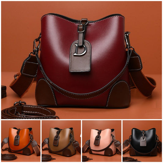 🔥🔥45% de descuento💖Bolso de mujer de lujo ligero, bolso tipo cubo con textura de alta calidad 2025