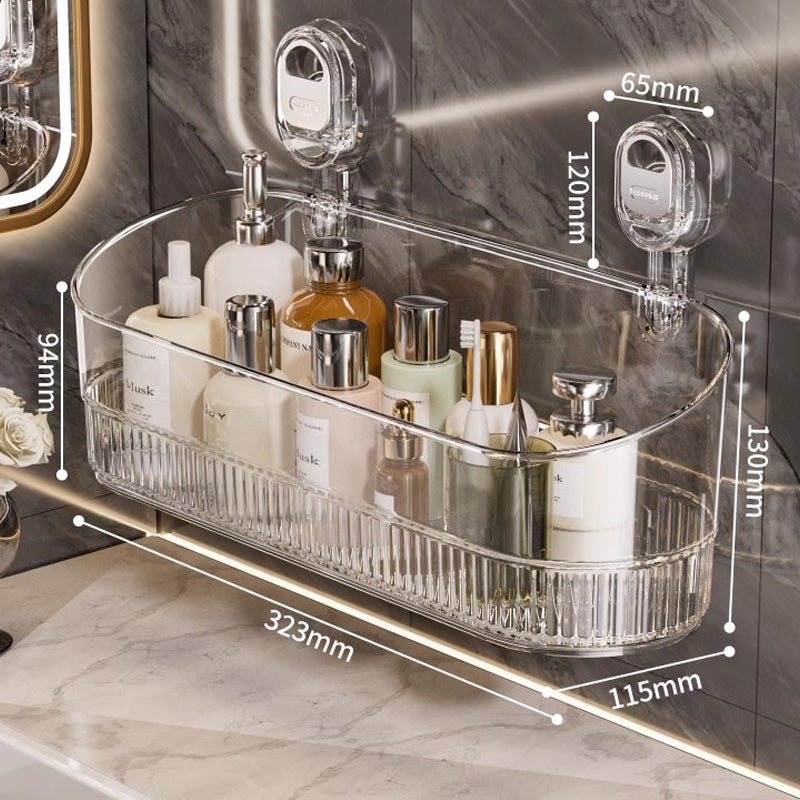 🍽️🧺🔥Oferta por tiempo limitado🔥Estante de almacenamiento con ventosa sin perforaciones, escurridor de pared para cocina y baño