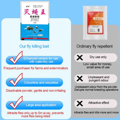 🦟Especialmente diseñado para matar mosquitos y moscas en granjas, ¡un paquete mata pulgas/langostas/cucarachas/moscas/mosquitos!