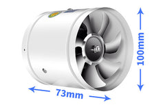 🍲🥩 Extractor de aire potente y silencioso para cocina y baño — motor de cobre duradero