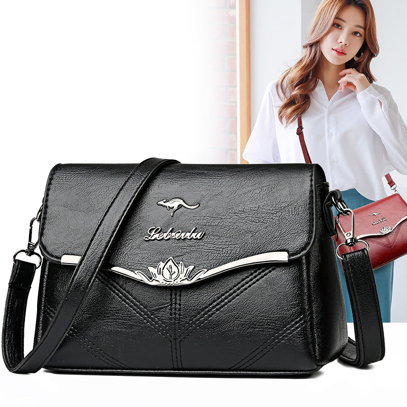 🔥Elegante bolso de hombro de cuero genuino de gran capacidad