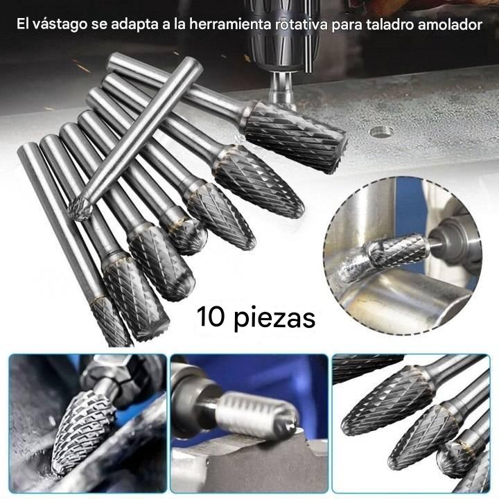 🔩【39%OFF】Juego de cortadores rotativos de carburo de acero de tungsteno de primera calidad