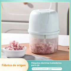 🔥Picadora eléctrica de ajo, mini picadora portátil de verduras