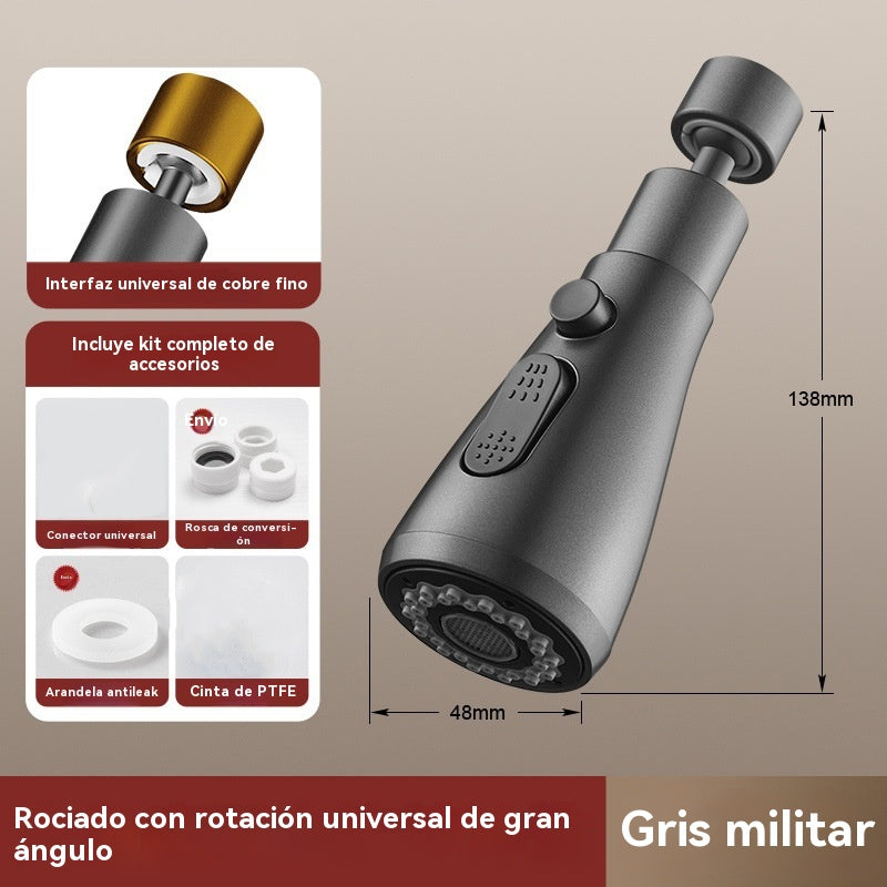 🚰【30% OFF】Boquilla de Filtro para Grifo con Giro de 360°